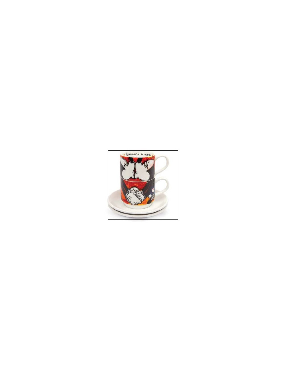 Set 2 mug con 2 tovagliette WMSET/21 Disney Love Sweet Love Egan-  Wonderlandstore