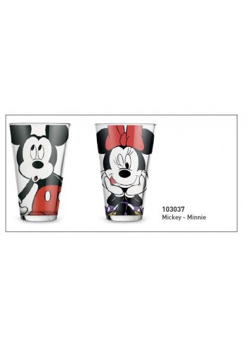 Set 2 bicchieri Mickey - Minnie 103037 Forever & Ever Egan