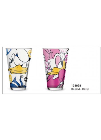 Set 2 bicchieri Donald - Daisy 103038 Forever & Ever Egan