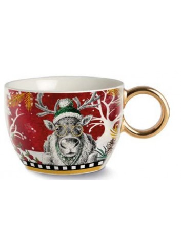 Tazza colazione Natale 2024 Renna 120166 Egan