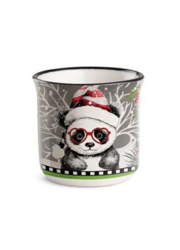 Bicchierino Natale 2024 Panda 100124 Egan