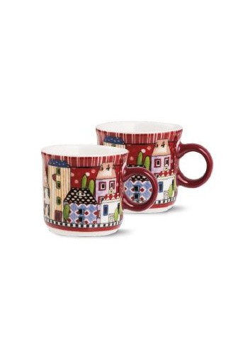 Mini mug rosse Paese mio 121007 Egan