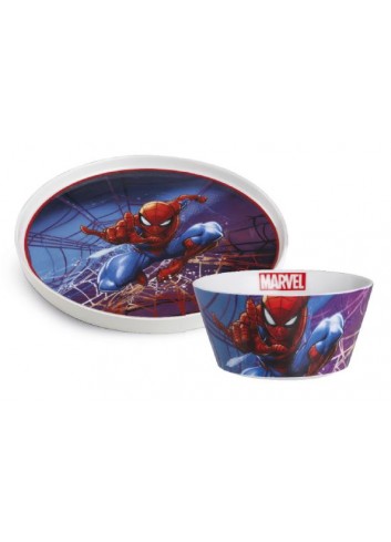 Set piatto dessert e bowl Spider-man Marvel 108066 Egan