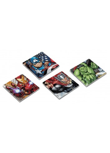 Set 4 sottobicchieri Avengers Marvel 108049 Egan