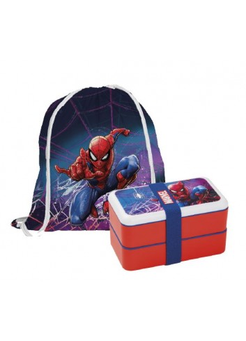 Set lunch box e sacca Spider-man 108068