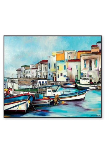 Quadro "Il porticciolo" 101037 - 101039 - 101040 Egan