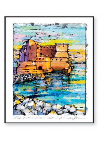 Quadro "Napoli Castel dell' Ovo"  101084 - 101085 - 101086 Egan