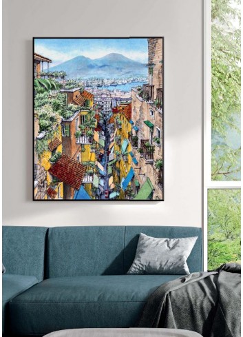 Quadro "Napoli 1000 colori"  101081 - 101082 - 101083 Egan