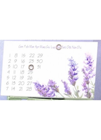 Calendario Lavanda 25LAV-C1 - 25LAV-C2 Negò