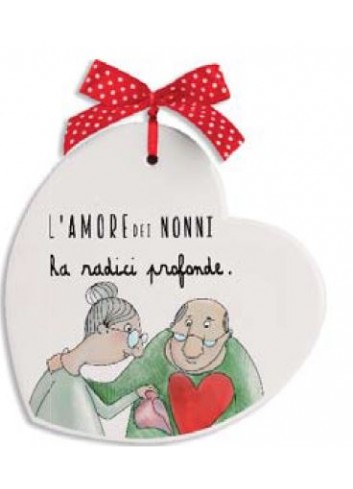 Formella ceramica "L'amore dei nonni..." 186010 Pensieri e Parole Egan