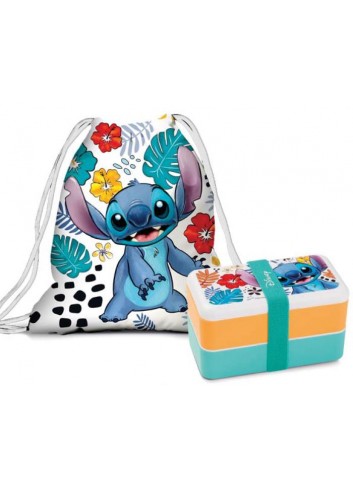 Gift set lunch box e sacca Stitch 122039 Disney Egan