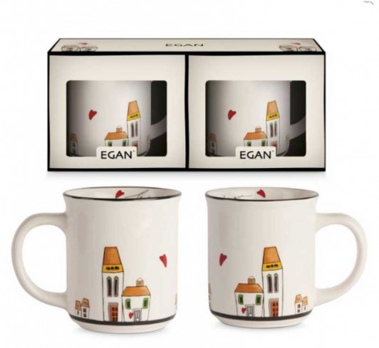 Set 2 mug PLCSET/2 Le casette Egan